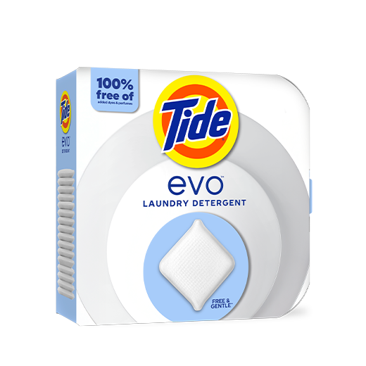 Tide evo Laundry Detergent Tiles, Free & Gentle - Image 2