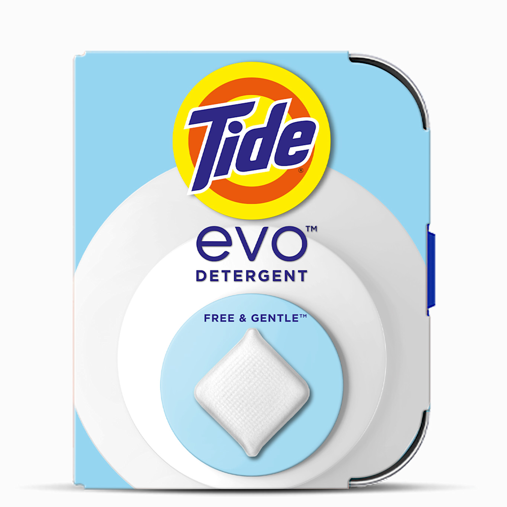 Tide evo Laundry Detergent Tiles, Free & Gentle - Image 3