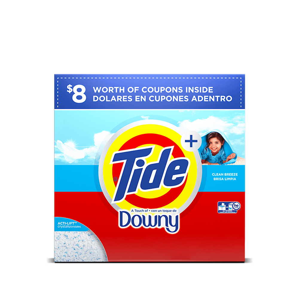 Tide Plus A Touch of Downy Powder Laundry Detergent - Image 2
