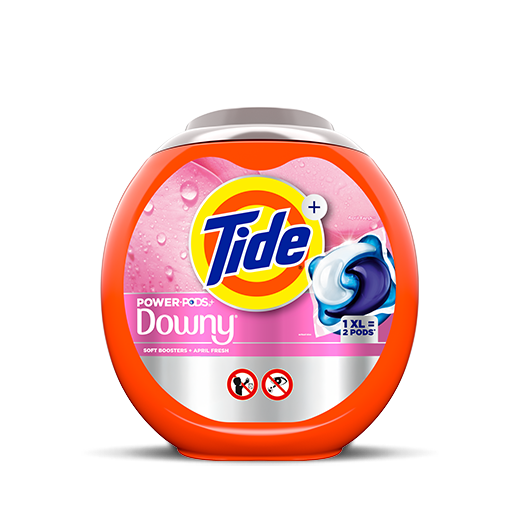 Tide Power PODS with Downy Soft Boosters, Lasting Freshness with April Fresh Scent