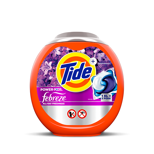 Tide Power PODS Febreze Odor Eliminators + Lasting Freshness Spring & Renewal